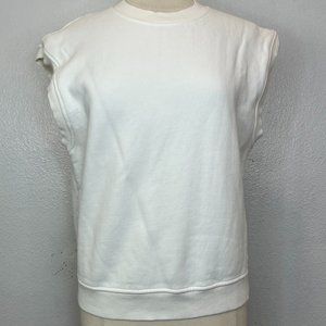 & Other Stories White Vest Top 100% Cotton Size US S